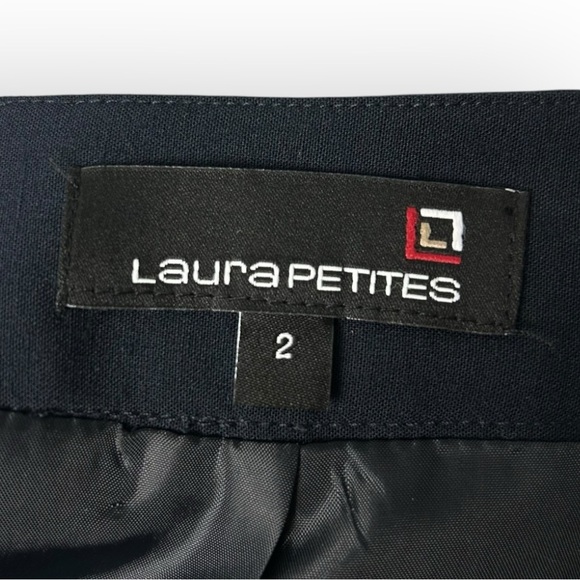 Laura Petites Black Pencil Skirt 2 - Picture 5 of 6
